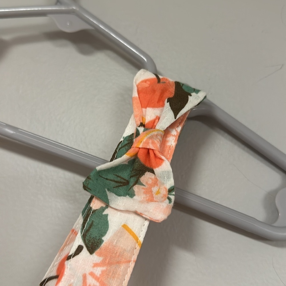 NWT Isaac Mizrahi peach orange, green,  & white, Fruits sun dress. Size 12 US. - Picture 8 of 11